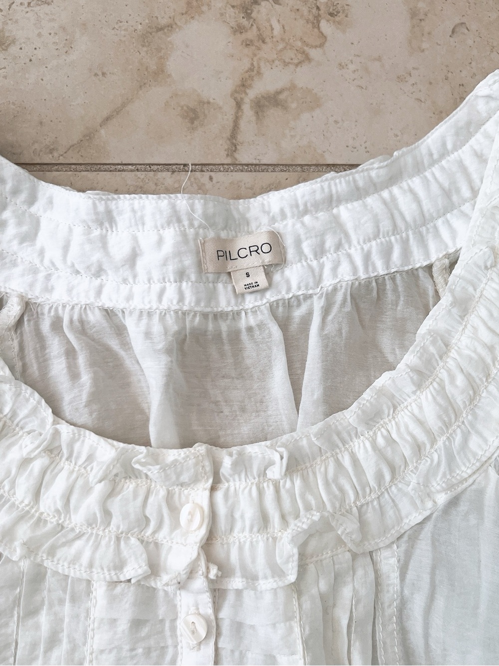 Pilcro silky sheer blouse - Picture 3 of 4